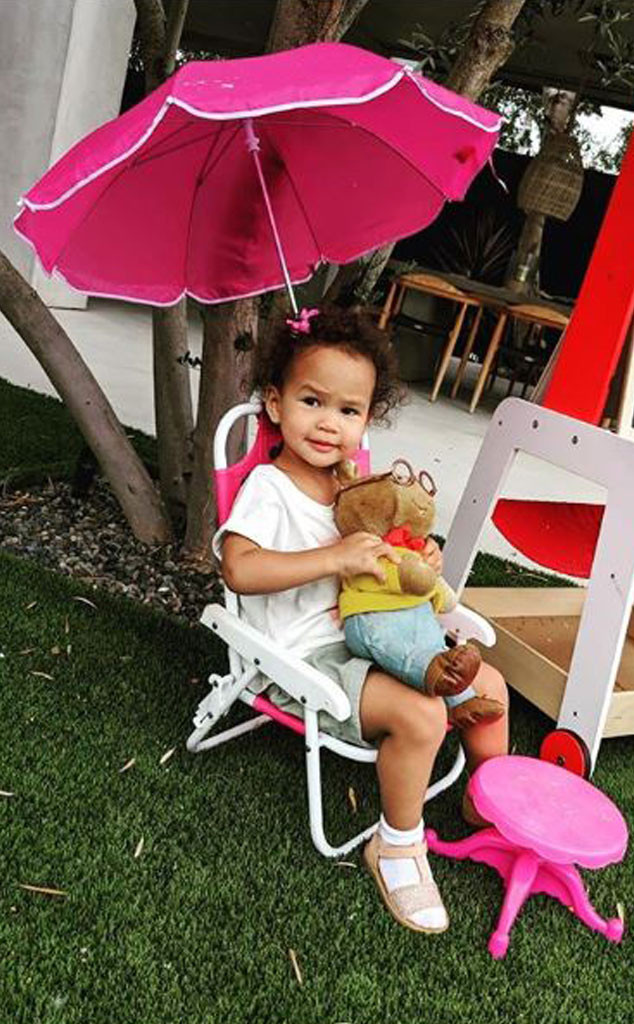 Chrissy John S Cutest Photos Of Daughter Luna E Online